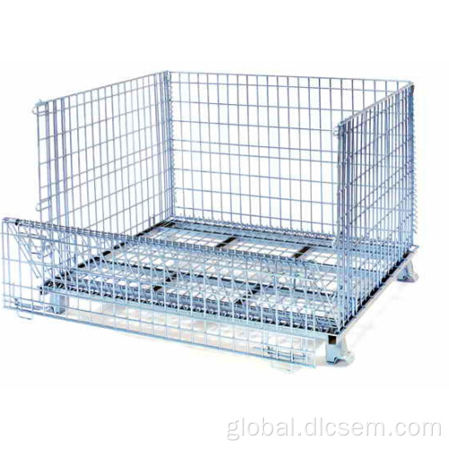 Wire Mesh Container Foldable Galvanized Wire Mesh Container Manufactory